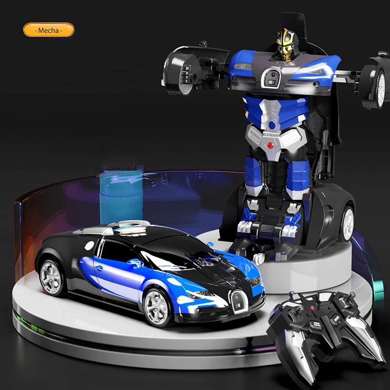 Transform Remote Control Car Remote Control Car for Boys 4-7 Transform Cars for Boys Birthday Gift for Boys/Girls