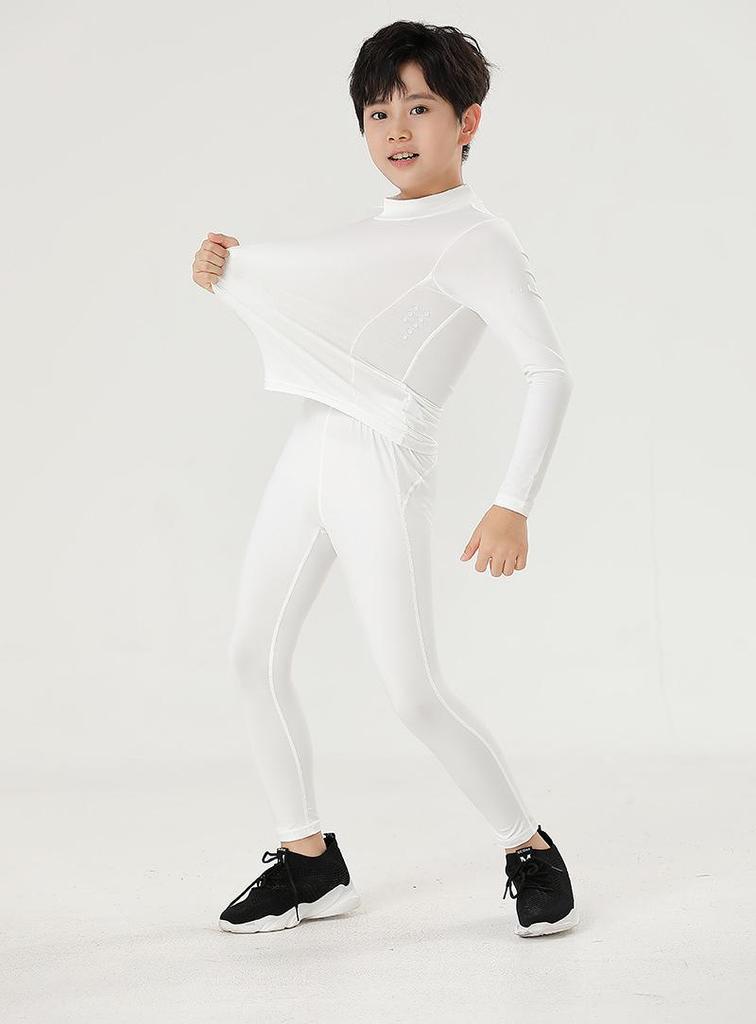 2024 Kids' Quick-Dry Sportswear Set: Elastic Fit Underwear for Boys & Girls, Perfect for Basketball, Football, and Athletics