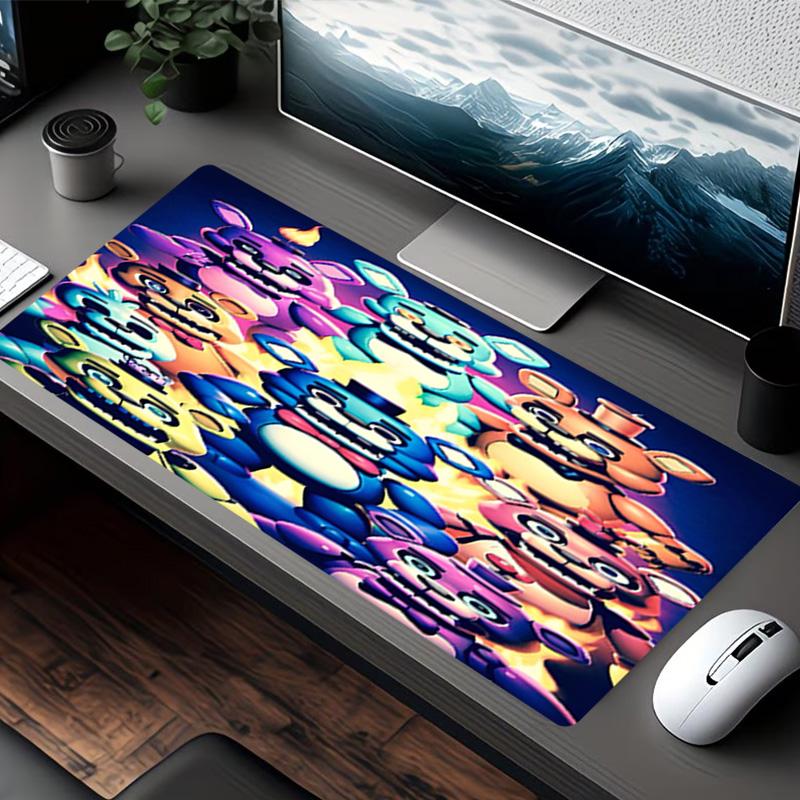 Ποντικοουαλί Five Nights at Freddy's, για Πληκτρολόγιο Pad Laptop PC Mat για Γραφείο Οικιακή Χρήση, Διακόσμηση Γραφείου, Τέλειο Δώρο Γενεθλίων για Παίκτες