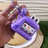 Plastic Fidget Keychain Cartoon Dinosaur Key Chain Pendant Backpack Charm  Kids Party Favors