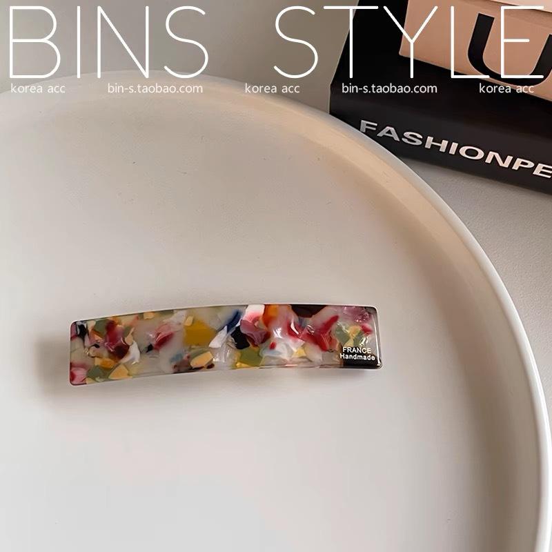 

Корейский простой стиль однотонная черепаховая заколка-зажим для волос