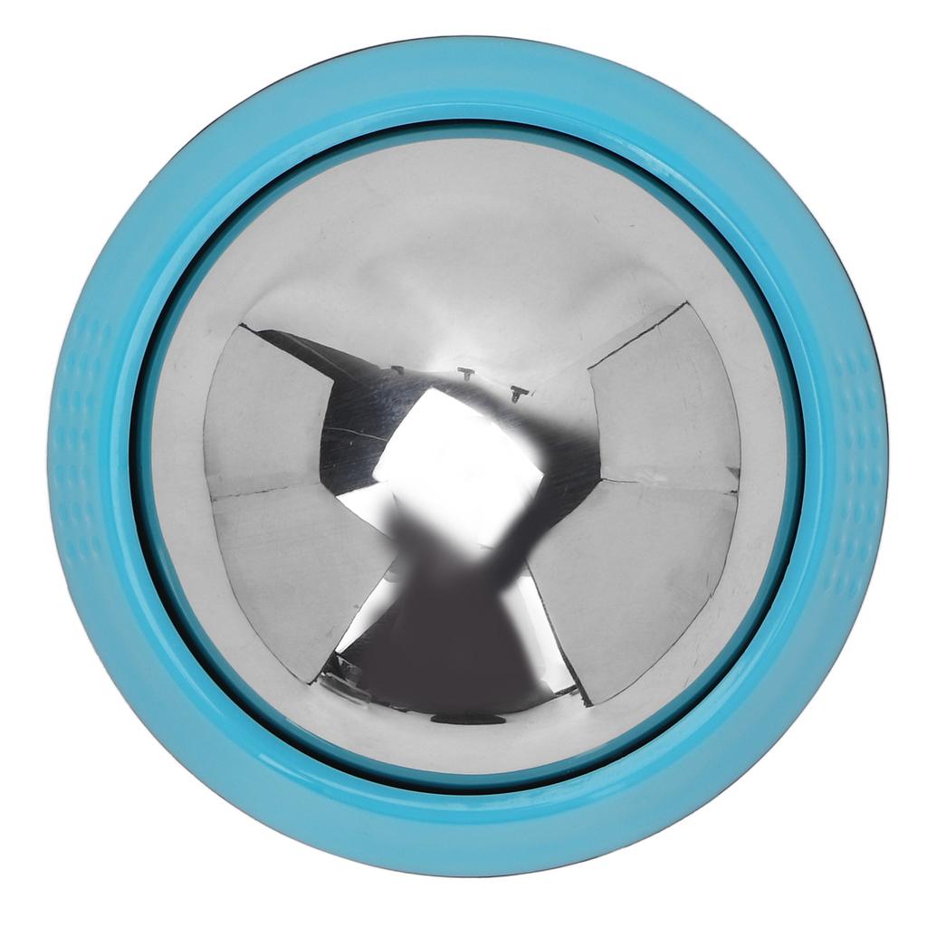 Cold Massage Roller Ball Handheld Heat Relief Stainless Steel Rolling Ice Ball for Shoulder Blue Black