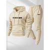 Completo felpa con cappuccio oversize da uomo Manica lunga Top Pantaloni Tuta casual invernale