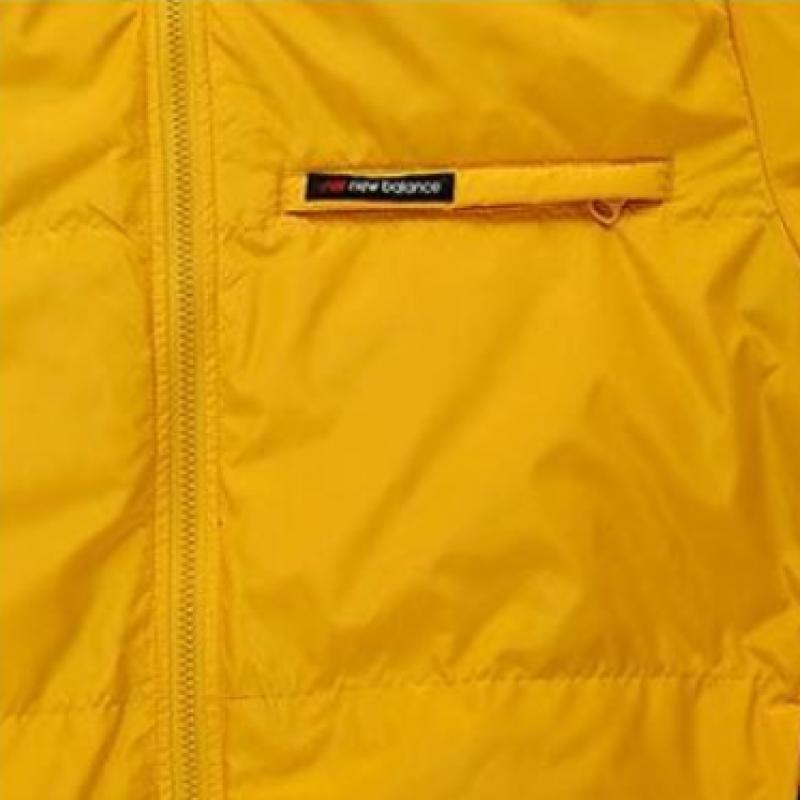 New Balance Unisex Reversible Duck Down Padded Jumper Yellow