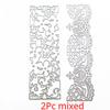 2pc Miexd Lace Edge Frame Cutting Dies Metal Dies Layer Lace Edge Die Scrapbooking Album Card Making Embossing Stencil Diecuts Decoration
