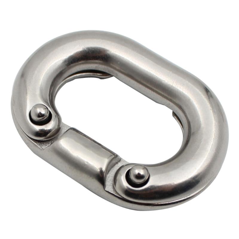 1Piece Quality Chain Link Connector, 316 Steels Marine Grade C Link Split Connectings Ship Anchors Chain Link