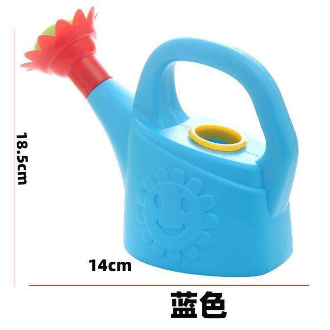 Colorful Kids Watering Can Toy Cute Mini Plastic Beach Sand Bath Playing Tool Outdoor Garden Watering Toy for Toddlers Gift