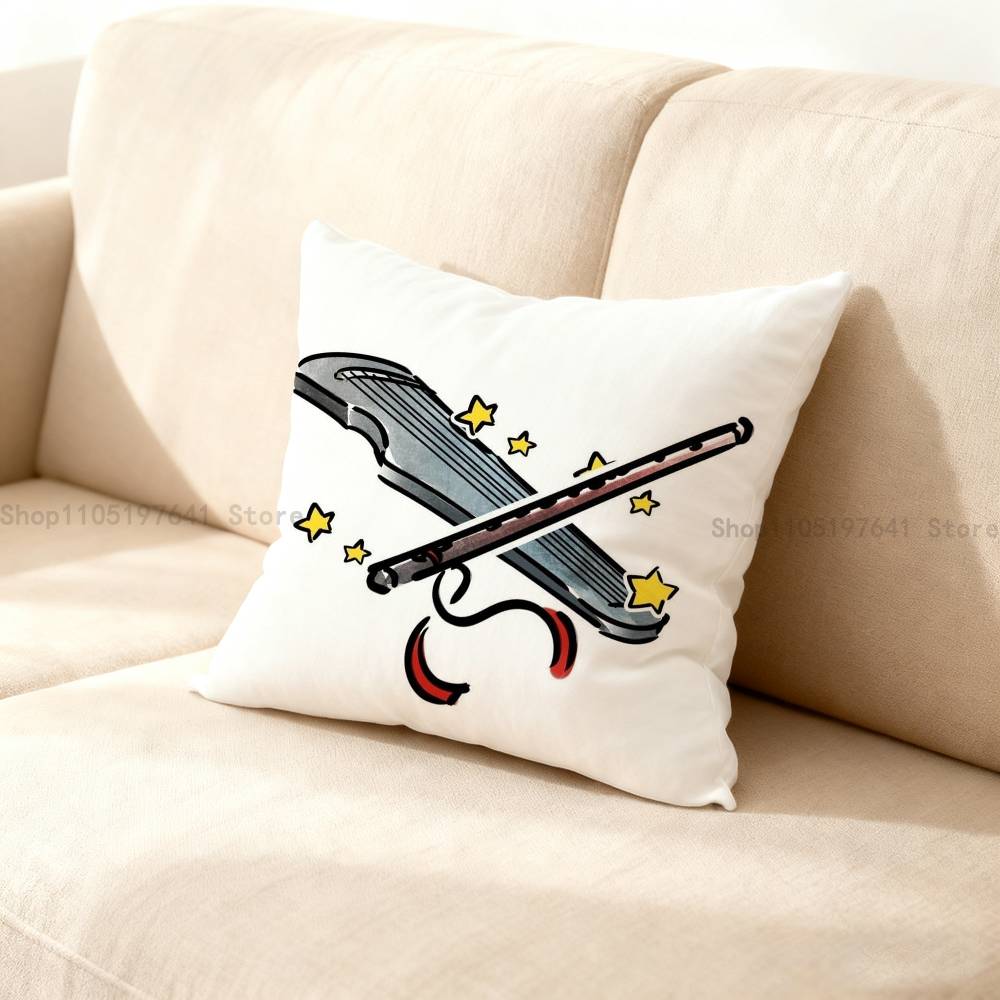 Mo Dao Zu Shi Pillow Case Cute Cartoon Anime Peripheralsbedroom Sofa Decorative Cushion Cover Soft Cushion Cover