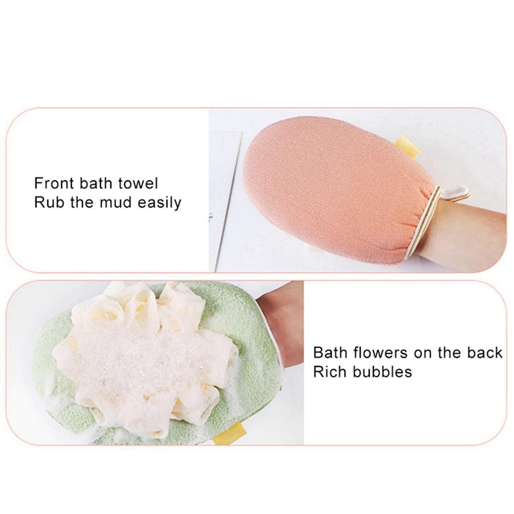 Dual-Use Bath Flower Bath Towels Bath Gloves