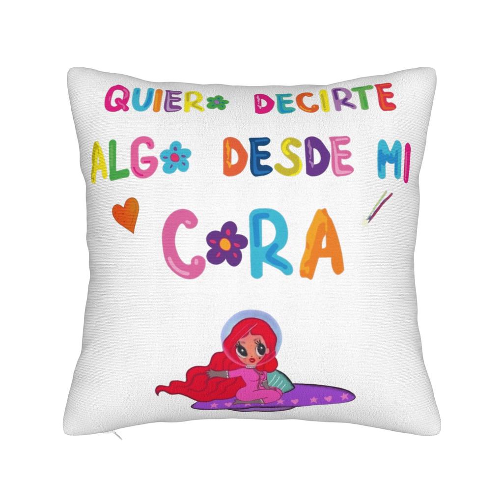 Manana Sera Bonito Sirenit Karol G Pillowcase Soft Fabric Cushion Cover Decorative Throw Pillow Case Cover Sofa 45X45