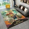 Classic Z-Zelda Cartoon Games Non-Slip Area Rug for Living Room,Bedroom,Playroom,Soft Carpet Floor Mat Home Decor Rug Kids Room