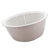 Fruit Colander Draining Bowl Plastic Thickened Double Layer Drainage Basket for Kitchen and Living Room