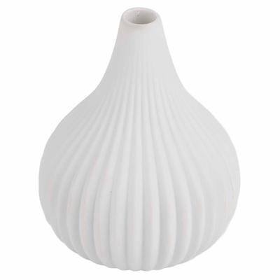 Simple Modern Ceramic Vase Home Room Table Desktop Decoration Ornaments (Small White)