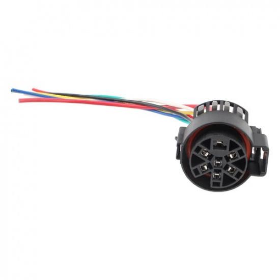 For Truck Plug Chevy GM Toyota Ford GMC DODGE 7-way Wire Trailer Plug Connector