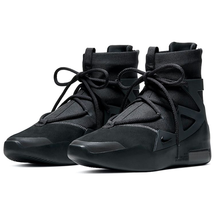 Nike Air Fear of God 1 Triple Black Unisex Sneakers AR4237-005