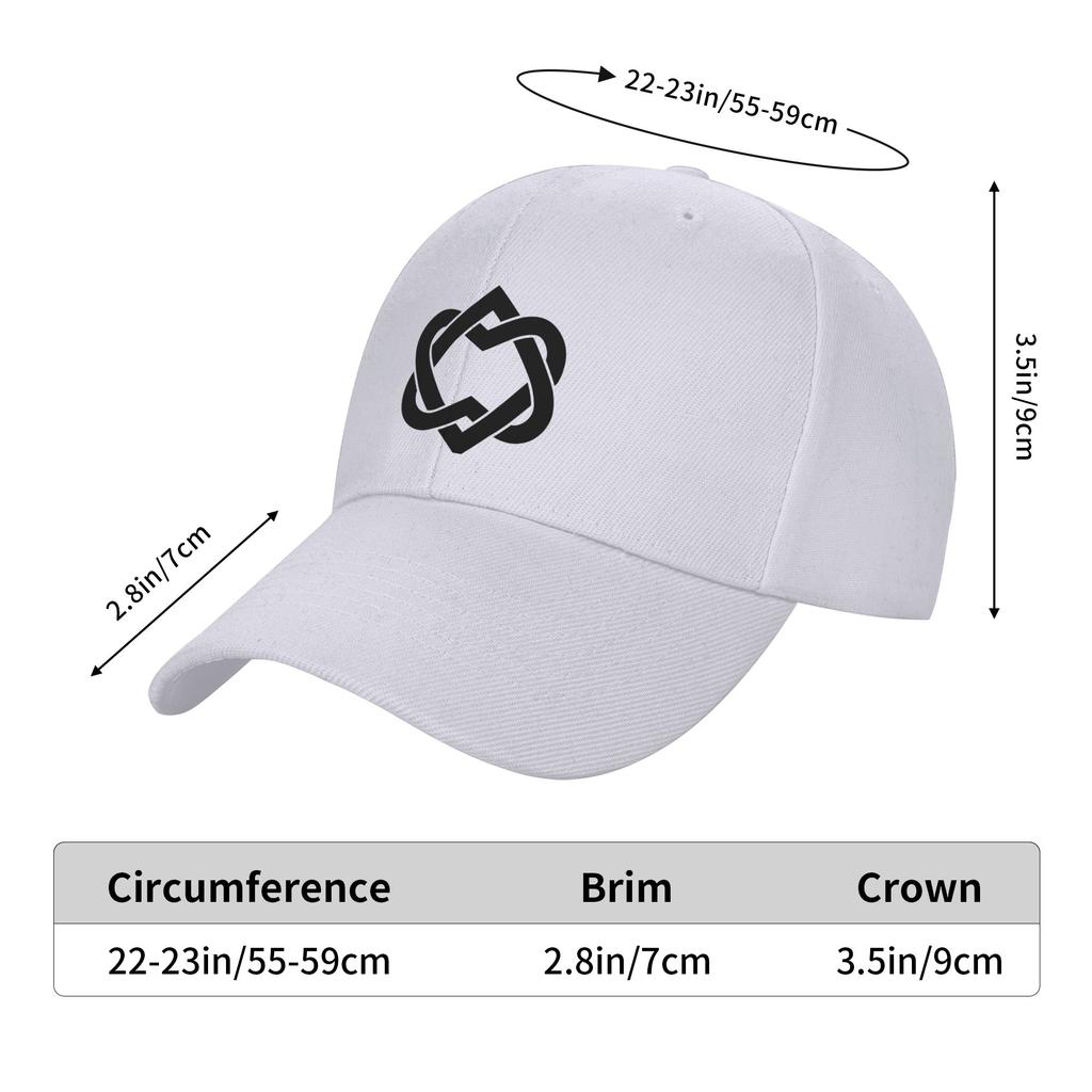 Fashion Unified Heart L Cohen Curved Brim Baseball Cap Luxury Hat