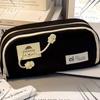 Desktop Storage Canvas Stationery Bag Korean Style Puppy Pencil Pouch  Office