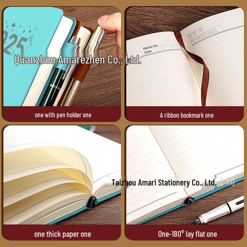 2025 Ultra-Thick B5 Business Notebook - Work Record Book
