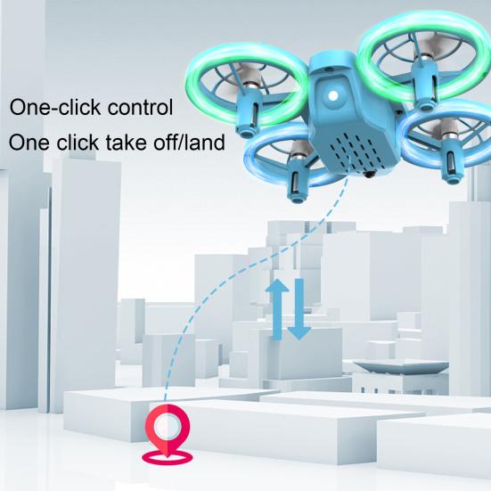 Kids Mini Drone Remote Control Colorful LED Quadcopter 360° Flip Children