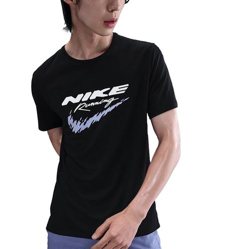 Nike Dri Fit MILER T Shirt Men s HV2136-010 L чёрный