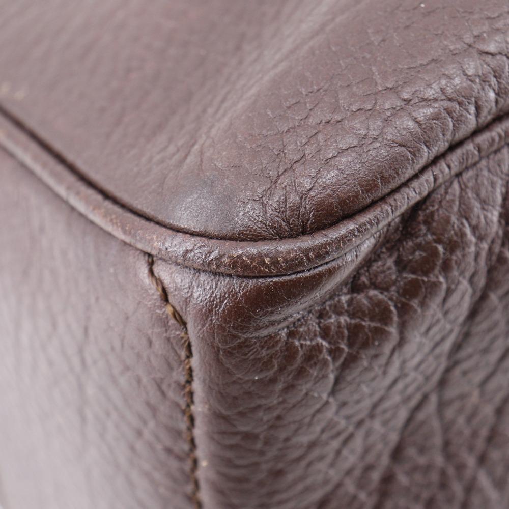 CELINE Boogie bag Handbag 134023 Brown Brown leather Women Used