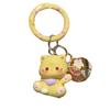 Keychain Pendant Three-dimensional Cat Bell Sound Keyring Keys Bags Phone Lanyard Versatile Hanging Ornament