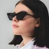 Vintage Cat Eye Sunglasses Women Luxury Brand Fashion Large Frame Metal Sun Glasses Men Trendy UV400 Eyewear