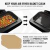 50Pcs Air Fryer Disposable and Convenient Baking Paper Non-stick Oil Absorbing Perforated Air Fryer Lining Baking Tools