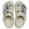 Crocs EVA Rock Rose Whale Stylish and Comfortable Hole Shoes Women's Bone White