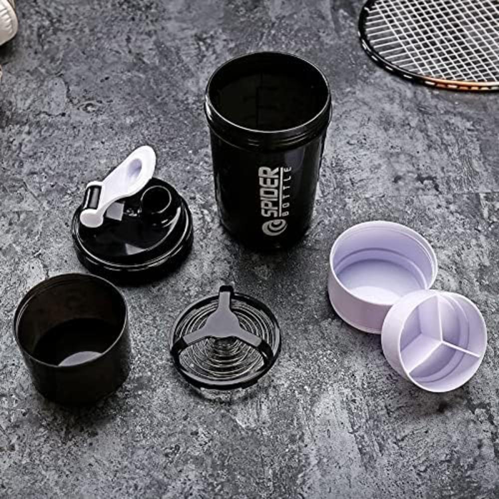 3 Layers Shaker Protein Bottle Powder Shake Cup Water Bottle Plastic Mixing Cup Body Building Exercise Bottle