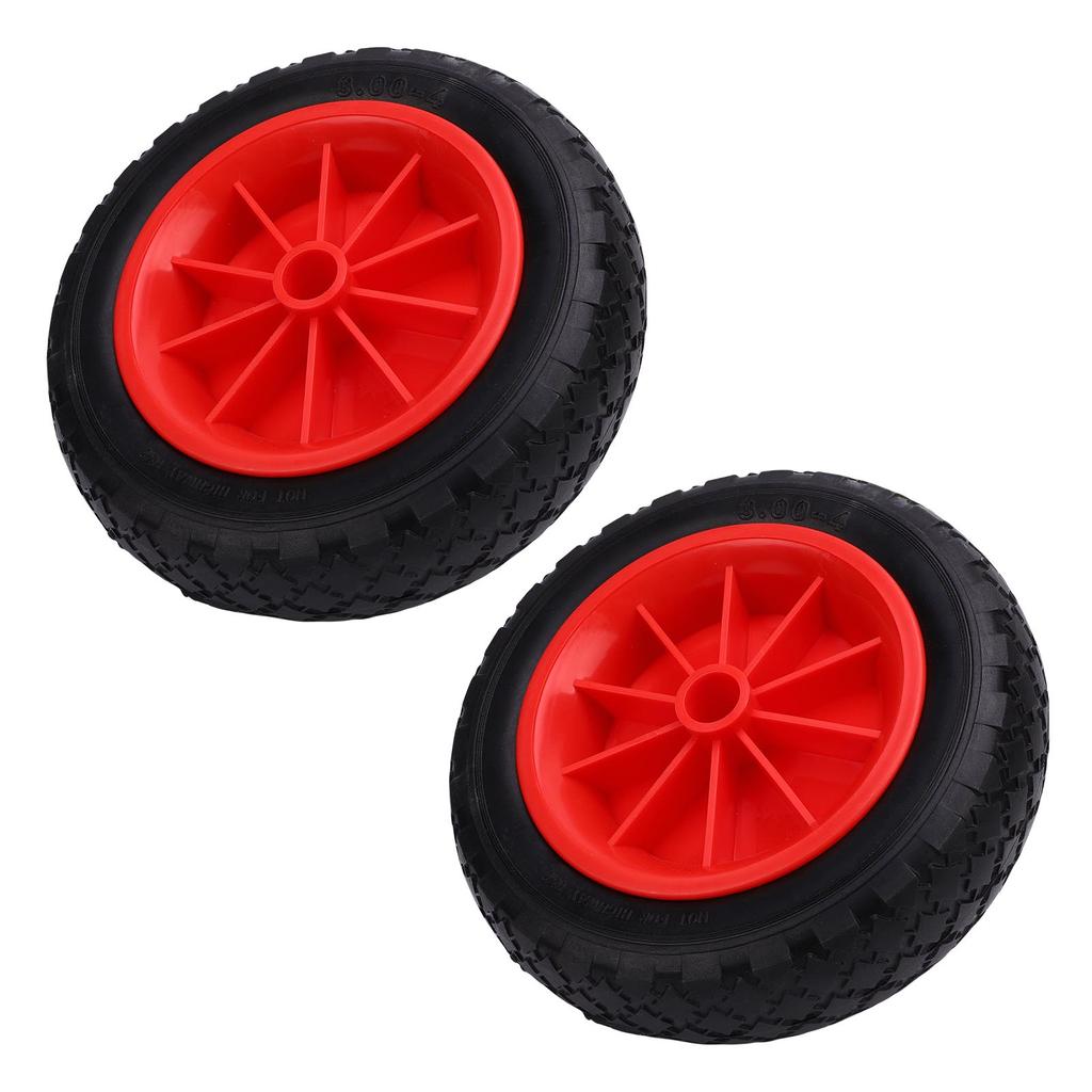 1 Pair 10 Inch Kayak Cart Solid Tire Wheel Replacement Puncture Proof for Kayak Canoe Trolley Cart