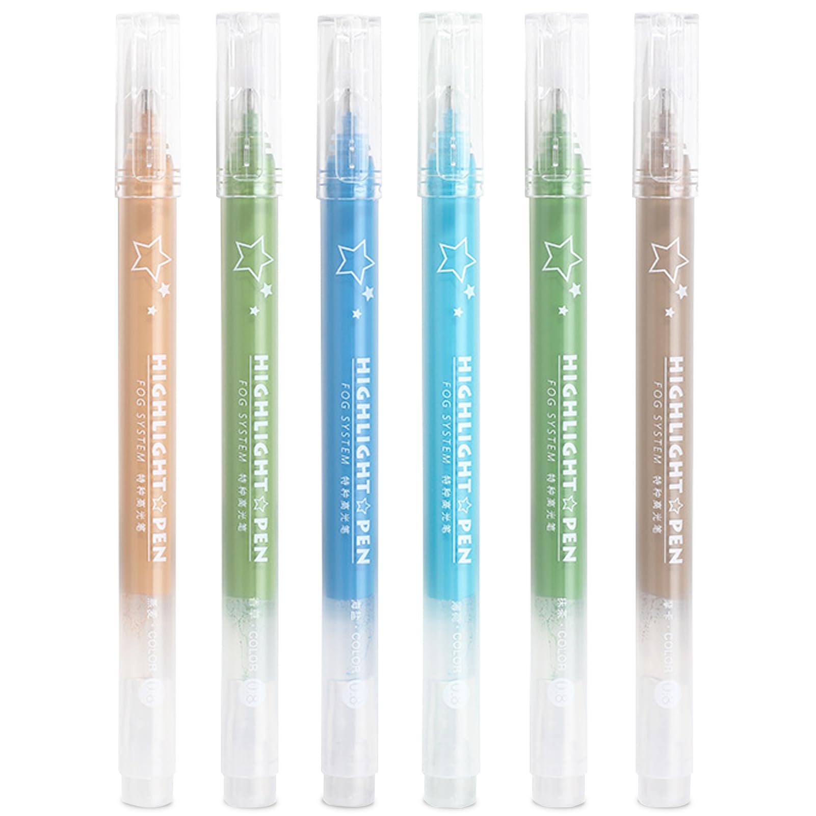 

Elegirme Gel Ballpoint 6 Extra for Handwritten Greeting Schedule Writes on Black Water and Light Set of 6 Pens, Colors, 0.8mm Fine, Opaque,