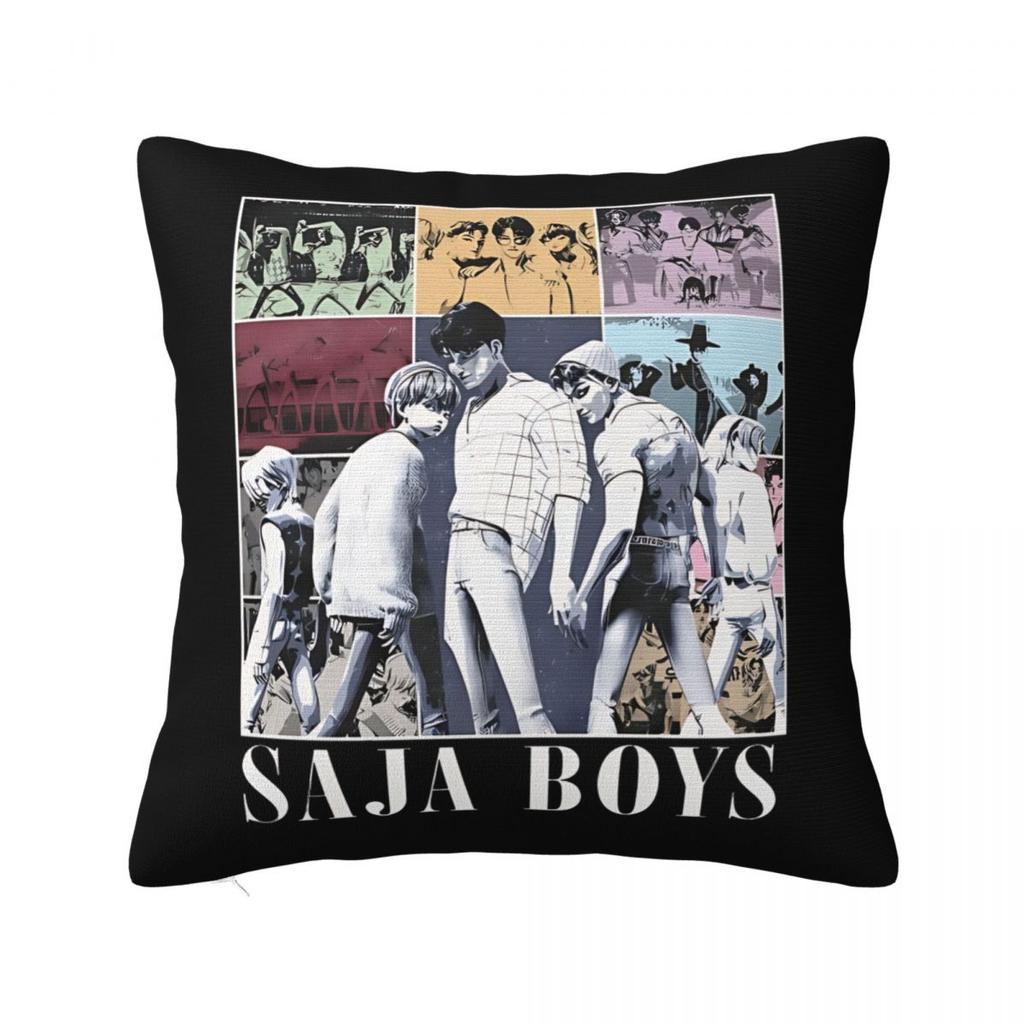 Jinu Kpop Dämonenjäger Vintage 90er Jahre Stil Wurfkissenbezug Polyester Wurfkissen Neuartiger Kissenbezug
