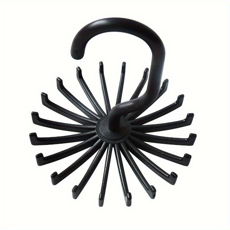 1pc Rotating Scarf and Tie Hanger, Anti Slip Plastic Multifunctional Accessory Hanger