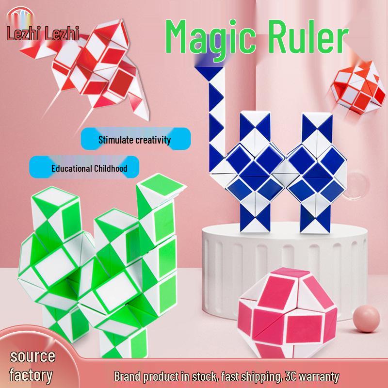 Children's Large Foldable Magic Snake Toy - 24, 36, 48, 72 Sections