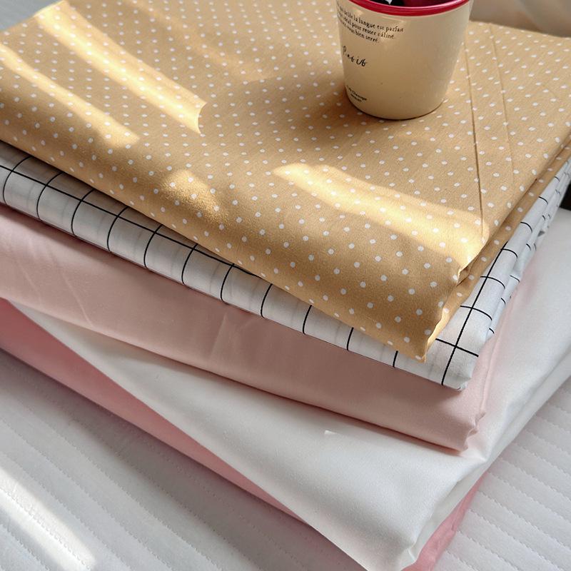 

Односпальне бавовняне простирадло в клітинку - Простирадло на гумці та Підковдра для студентського гуртожитку Pillowcase 48*74cm, Single Pack