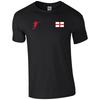 England Football T Shirt Three Lions Flag Fans Funny Birthday Gift Kids Tee Top