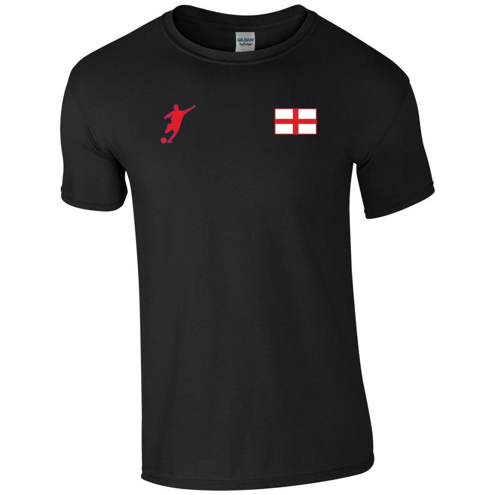 England Football T Shirt Three Lions Flag Fans Funny Birthday Gift Kids Tee Top