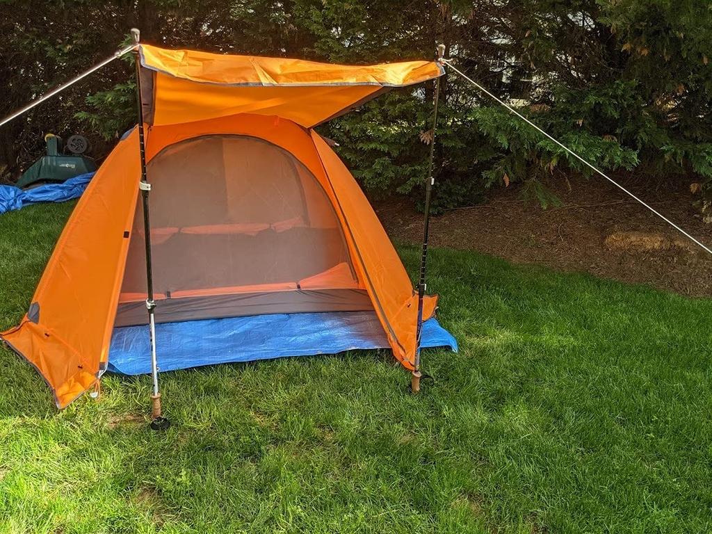 TRIWONDER Double Layer Tent for 1, 2, or 3 People, Outdoor, Disaster Prevention, Camping Equipment, 3 Seasons, Mountain Climbing Tent, Water