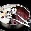 304 Stainless Steel Large Long-Handled Ladle - Deep Slotted Spoon for Hot Pot, Soup, & Porridge.