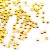 Hisenlee  1.5MM Gold Silver Half Round Flatback Metal Loose Rhinestones 10000Pcs/Bag Made Alloy Garment Decoration
