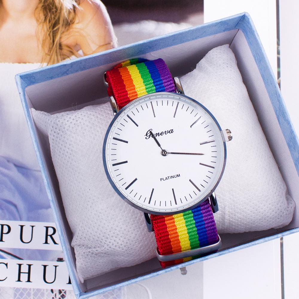 2022 Unisex Rainbow Strap Watch for Men and Women