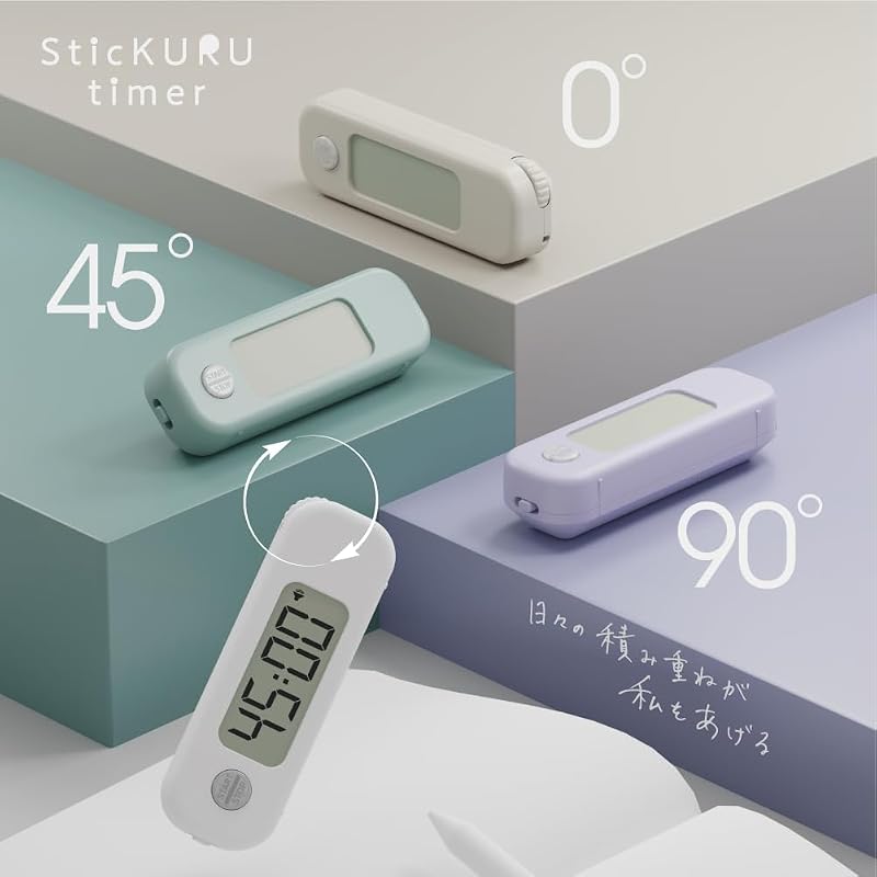 Sonic Timer Stick Timer Dial Type White SP-8327-W