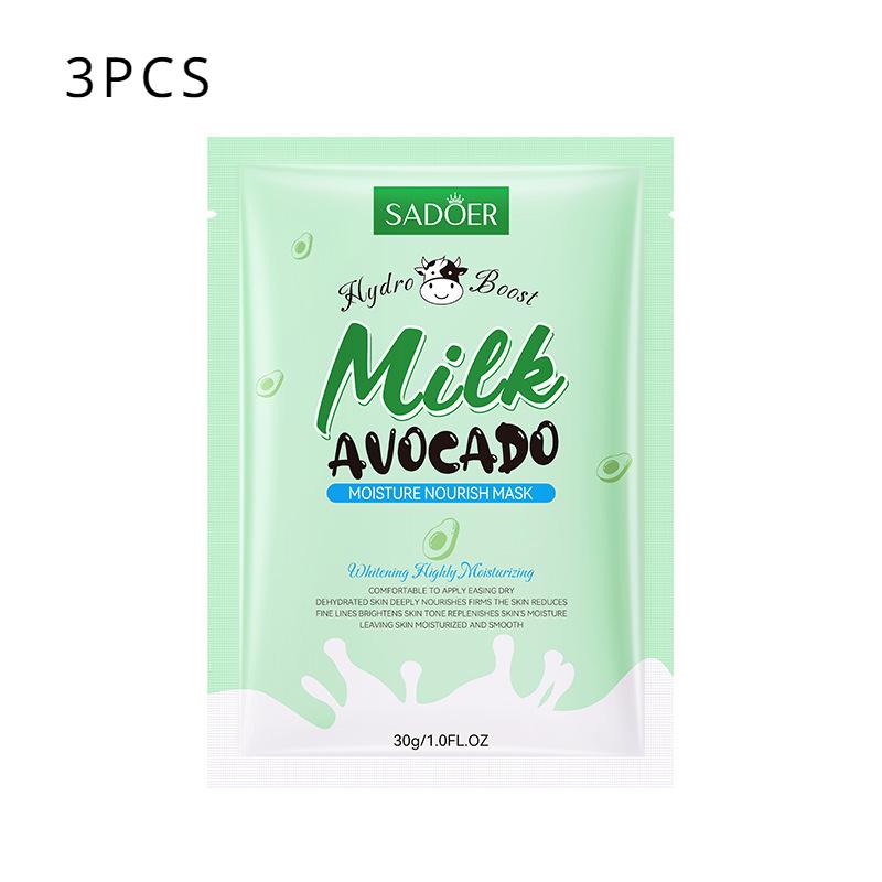 SADOER Milk Avocado Moisturising Mask Hydrating Mask