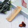 A Bamboo and Wood Hair Comb for Both Men and Women, Featuring A Wide-Toothed Design for Curling Hair and Grooming Beards