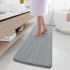Olanly Memory Foam Mats For Bathroom Highly Absorbent Non-slip Bath Rugs Super Soft Comfort Carpet  Machine Washable Shower Mats