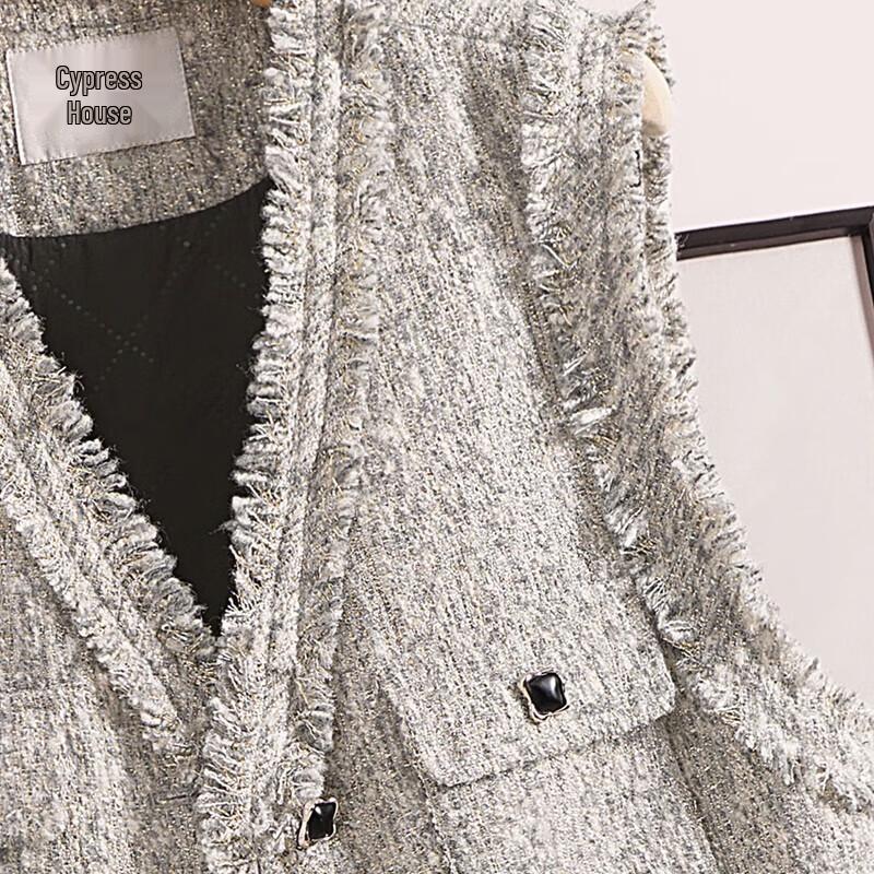 Women's Retro Wool Blend V-Neck Vest