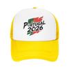 Portugal Football Match  Mesh Baseball Cap Adult Sun Hat Usa Canada Mexico Soccer Hats Adjustable Summer Trucker Hats