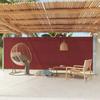 VidaXL Retractable Patio Side Awning 200x600 Cm Red 317973