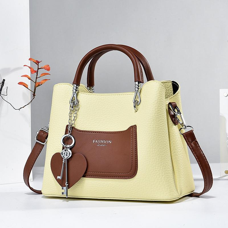 2023 New Fashion Color Block Shoulder Bag Simple Crossbody Bag For Women